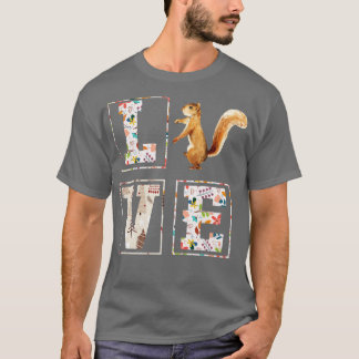 Vintage Love Squirrel T-Shirt