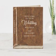 Vintage Love Story Fairytale Library Book Wedding