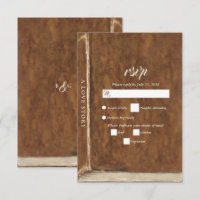 Vintage Love Story Fairytale Library Book Wedding