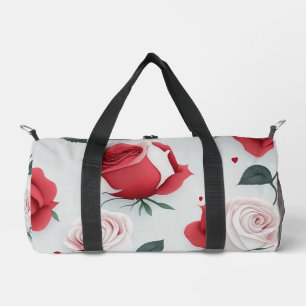 Vintage Love Trendy Rose Collection Duffle Bag