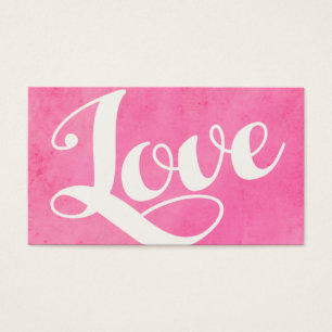 Vintage love typography