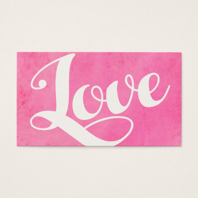 Vintage love typography (Front)
