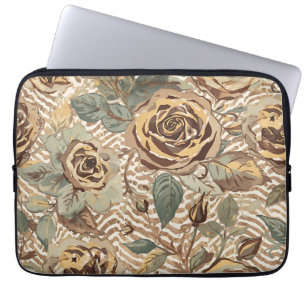 Vintage, Lovely Roses with Design Art Laptop Sleeve