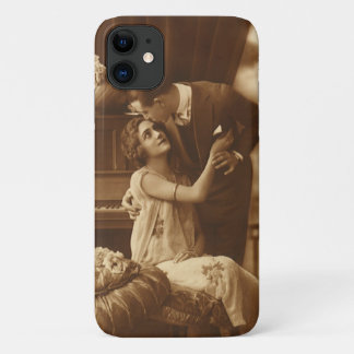 Vintage Lovers,  Love Romance Romantic Music iPhone 11 Case