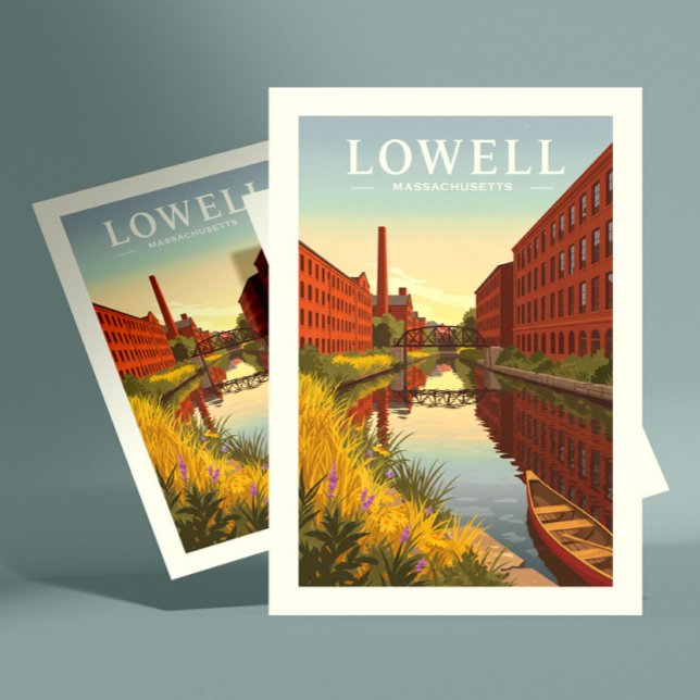 Vintage Lowell Massachusetts Postcard (Creator Uploaded)