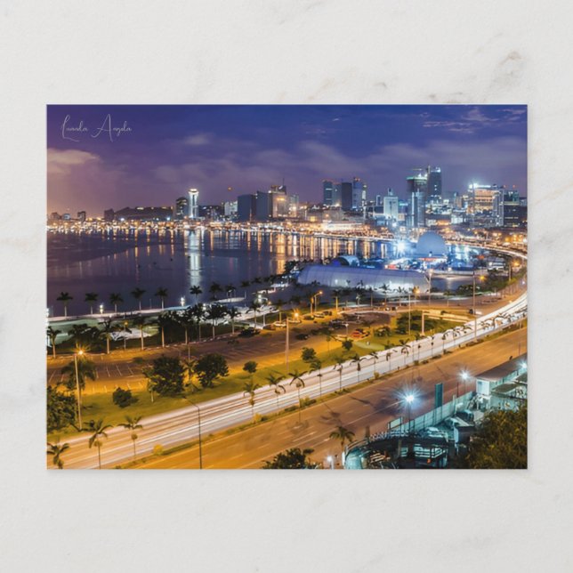 vintage Luanda Angola Capital Africa City  Postcard (Front)