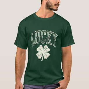 Vintage Lucky Clover St Patrick's Day  T-Shirt