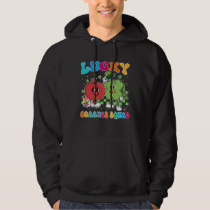 Vintage Lucky Coaches Squad St Patrick's Day Schoo Hoodie