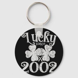 Vintage Lucky Since 23 2002 Lucky St. Patricks Day Key Ring