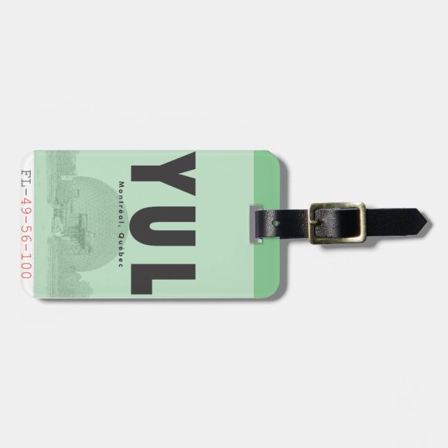 Vintage Luggage Tag (Front Horizontal)