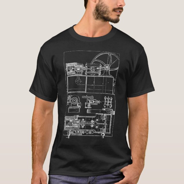 Vintage Machine 04 T-Shirt (Front)