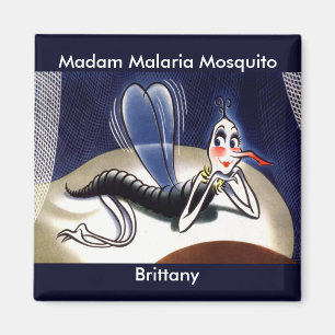 Vintage Madam Malaria Mosquito Magnet