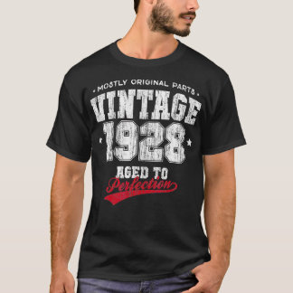 Vintage Made In 1928 90th Birthday Gift T-Shirt