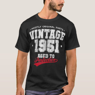 Vintage Made In 1951 67th Birthday Gift T-Shirt