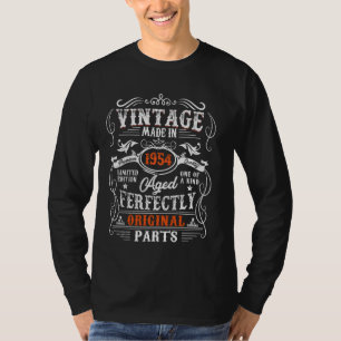 Vintage Made In 1954 70th Birthday Gifts 70 Years  T-Shirt