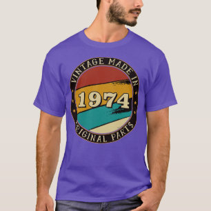 Vintage Made In 1974 Original Parts T-Shirt
