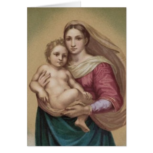 Vintage Madonna And Child (Front)