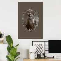 Vintage Madonna and Child with Silver Frame