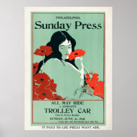 Vintage Magazine Cover Poster