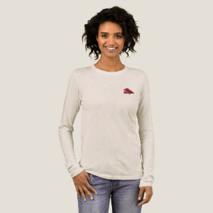 Vintage Magenta Chrysanthemum Botanical Tri-Blend Shirt