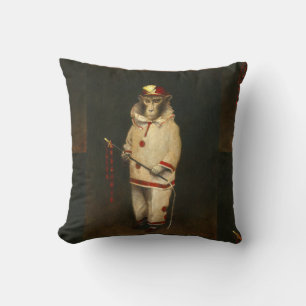 Vintage Magic Monkey Throw Cushion