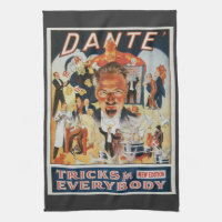 Vintage Magic Poster, Dante the Magician