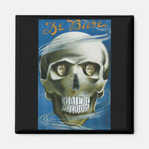Vintage Magic Poster, De Biere the Mysterious Magnet
