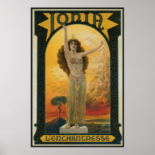 Vintage Magic Poster, Ionia L'Enchantress Poster