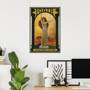 Vintage Magic Poster, Ionia L'Enchantress Poster