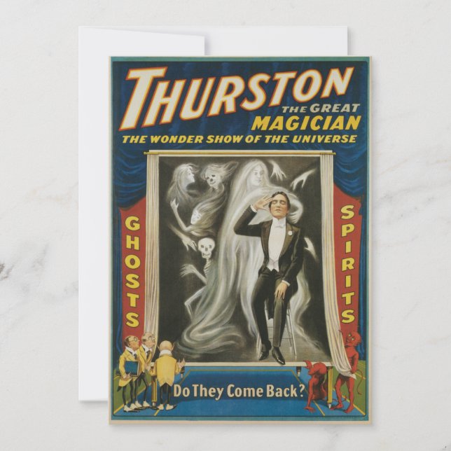 Vintage Magic Poster, Thurston, The Great Magician (Front)