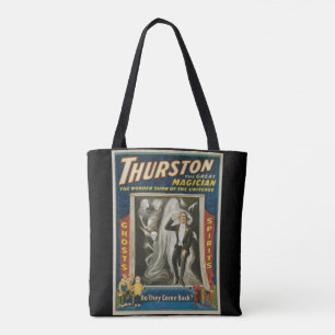Vintage Magic Poster, Thurston, The Great Magician Tote Bag