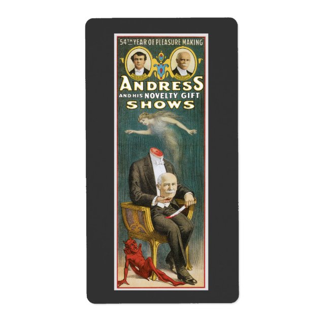 Vintage Magician, Andress Poster (Front)