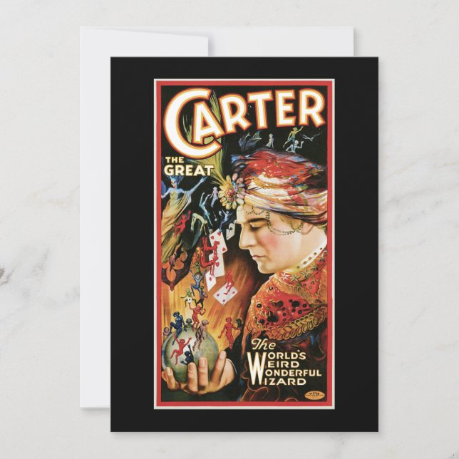 Vintage Magician Carter the Great (Front)