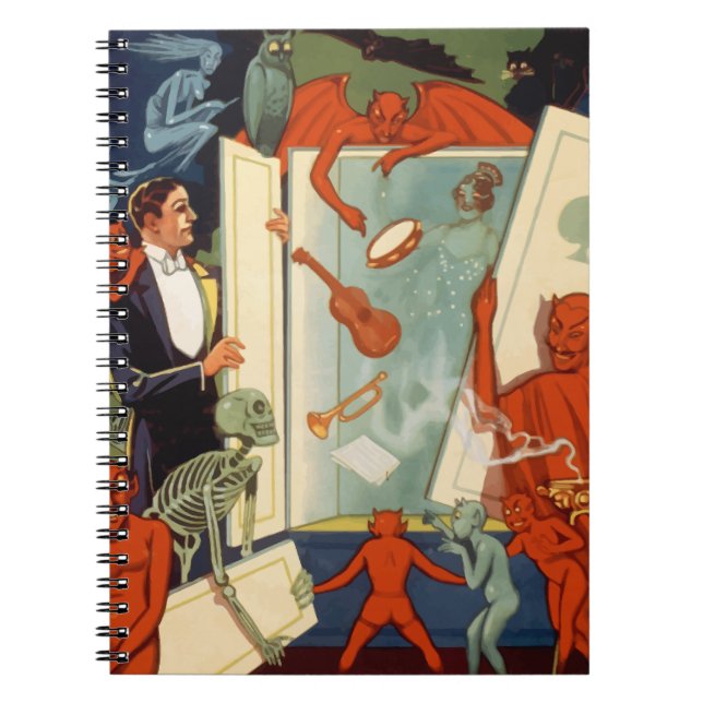 Vintage Magician Carter the Great Magic Act Notebook (Front)