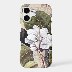 Vintage Magnolia Antique Botanical Collage
