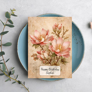 Vintage Magnolia Card