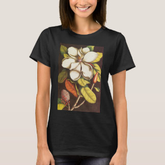 Vintage Magnolia Flowers Plant With Seeds T-Shirt