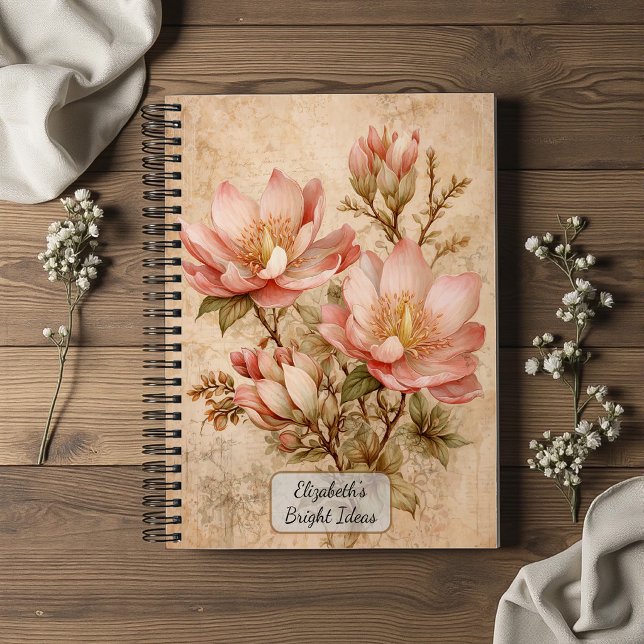 Vintage Magnolia Notebook (Creator Uploaded)