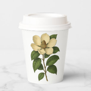 Vintage Magnolia Paper Cups