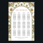 Vintage Magnolia Seating Chart<br><div class="desc">Outer Space Rocket Planets Galaxy - Whimsical watercolors and modern typography complement the design. Personalise with your details easily and quickly,  press the customise it button to further re-arrange,  and format the style and placement of the text.
Matching items in our shop.</div>