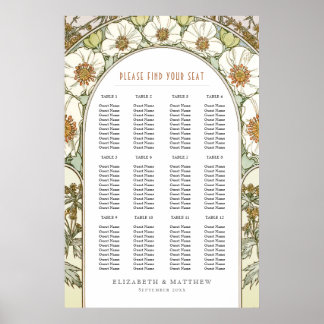 Vintage Magnolia Seating Chart