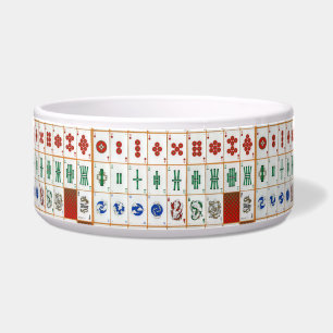Vintage Mahjong Tile Pattern