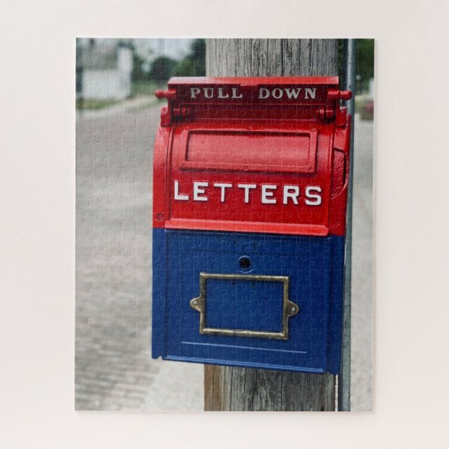 Vintage Mailbox Jigsaw Puzzle (Vertical)