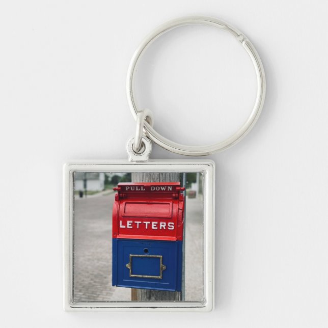 Vintage Mailbox Key Ring (Front)