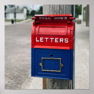 Vintage Mailbox Poster