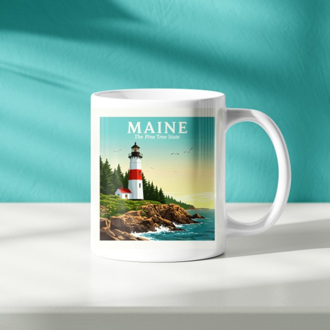 Vintage Maine Coffee Mug (Creator Uploaded)