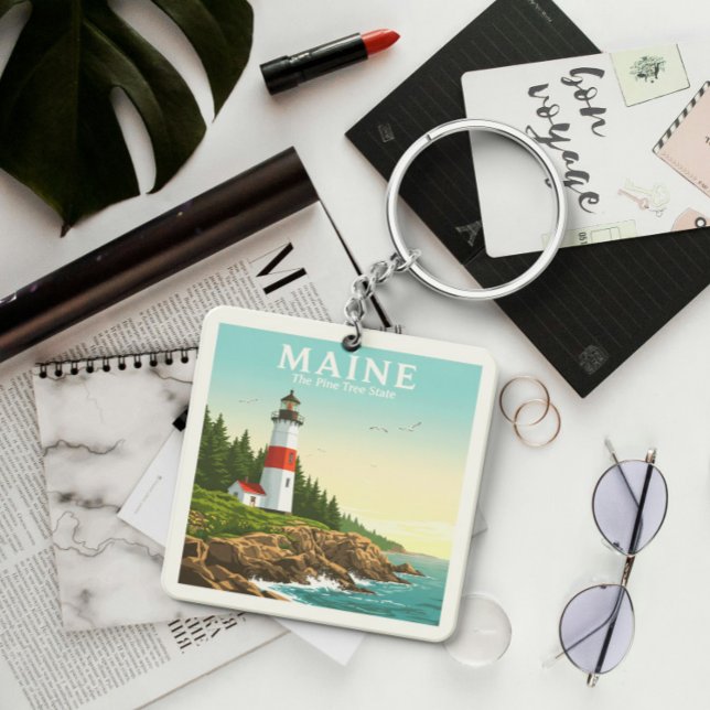 Vintage Maine Key Ring (Creator Uploaded)