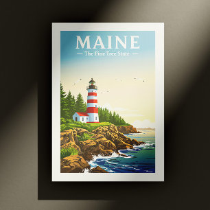 Vintage Maine Postcard