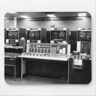 Vintage Mainframe Computer Mouse Pad