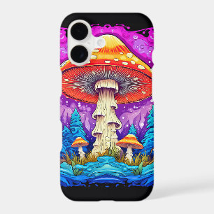 Vintage Majestic Forest Mushroom Art